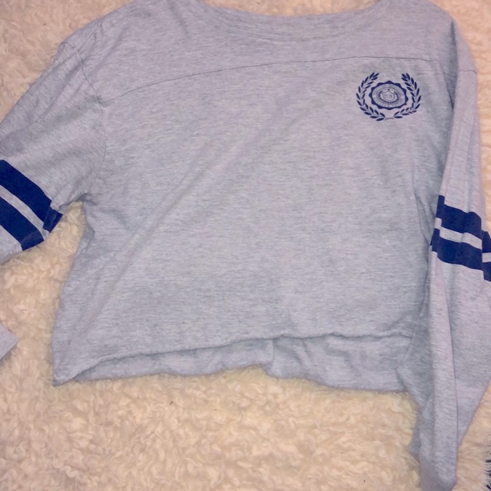 Long sleeve crop top